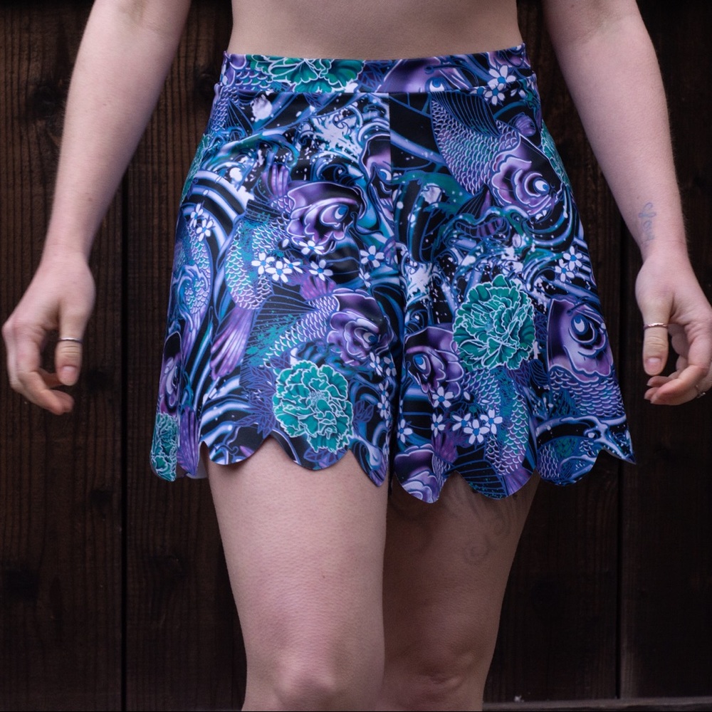 BlackMilk Koi Purple Shorties